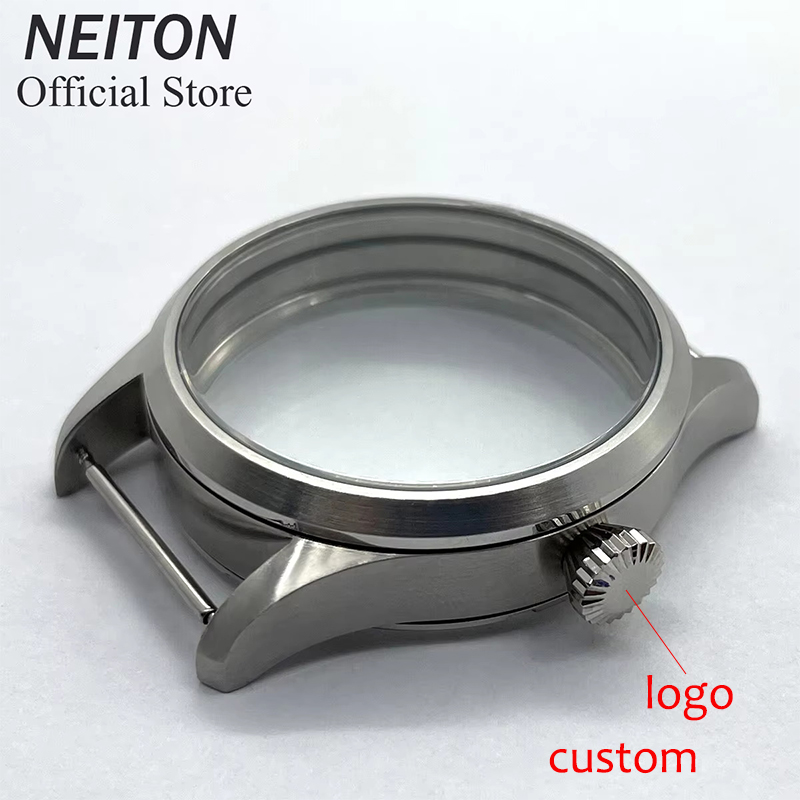 Luxury Watch Display - NEITON 42 มม.นาฬิกากรณีดูผ่านกลับ Fit ETA 6497