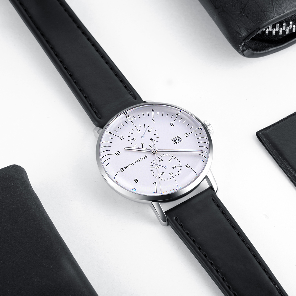 Luxury Watch On Sale - MINI FOCUS ธุรกิจควอตซ์ชายนาฬิกากันน้ํานาฬิกาข้อมือ Auto Date Luminous