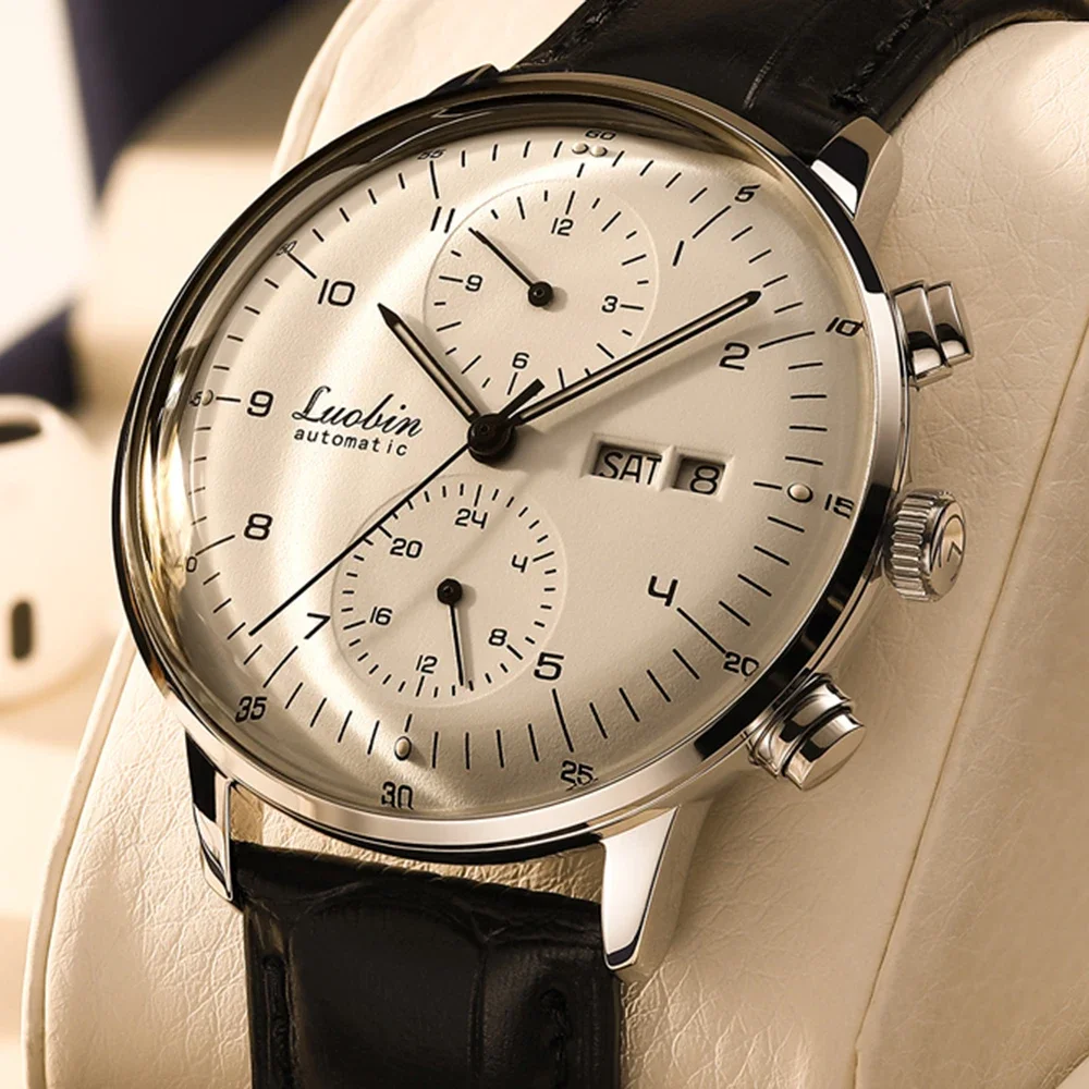 Luxury Watch On Sale - Mensแฟชั่นนาฬิกาธุรกิจนาฬิกาข้อมืออัตโนมัติสแตนเลสLuminous DesignerนาฬิกาRelojes De Hombreใหม่ 2023