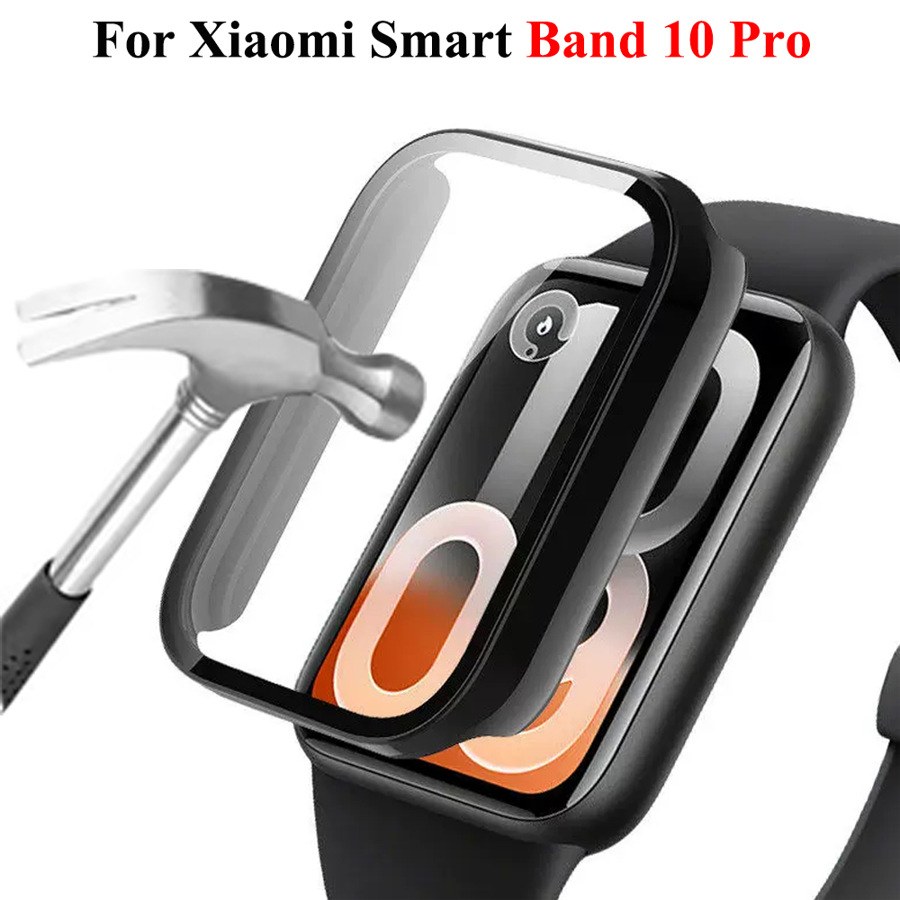 Xiaomi Luxury Watch - เคส+กระจกกันรอยสำหรับ Xiaomi Mi Band 10 Pro