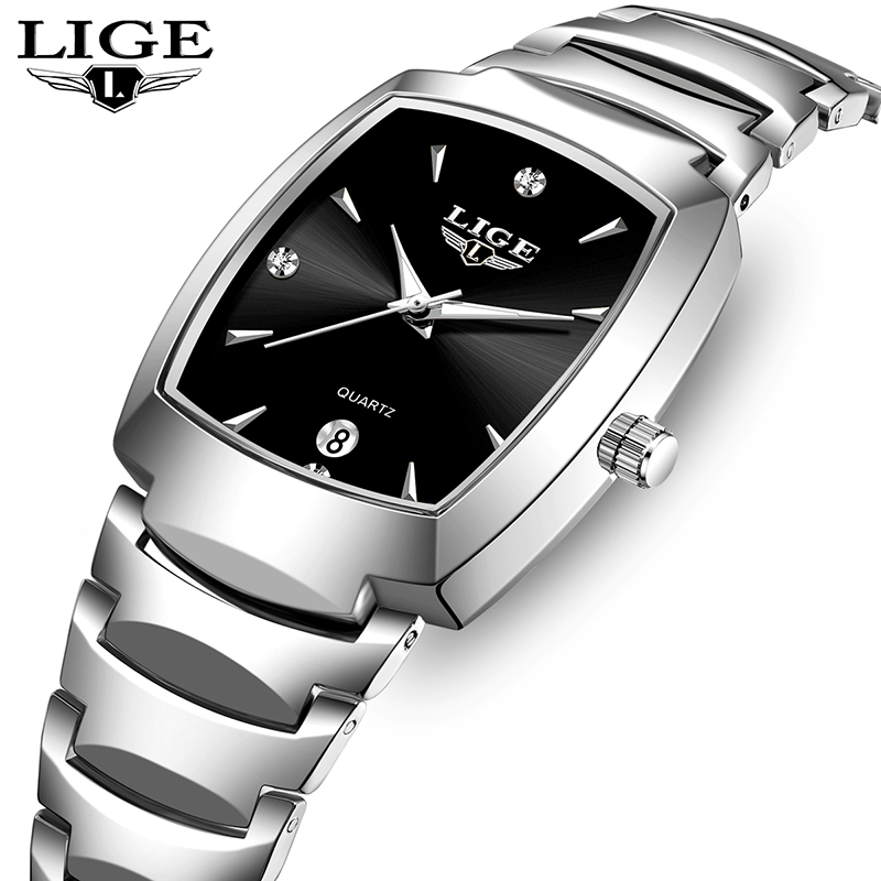 Luxury Watch Usa - LIGE นาฬิกาผู้หญิงธุรกิจหรูหราสุภาพสตรีนาฬิกาหญิงนาฬิกากันน้ําแฟชั่นควอตซ์นาฬิกาเรียบง่ายสําหรับ Wome montre femme +