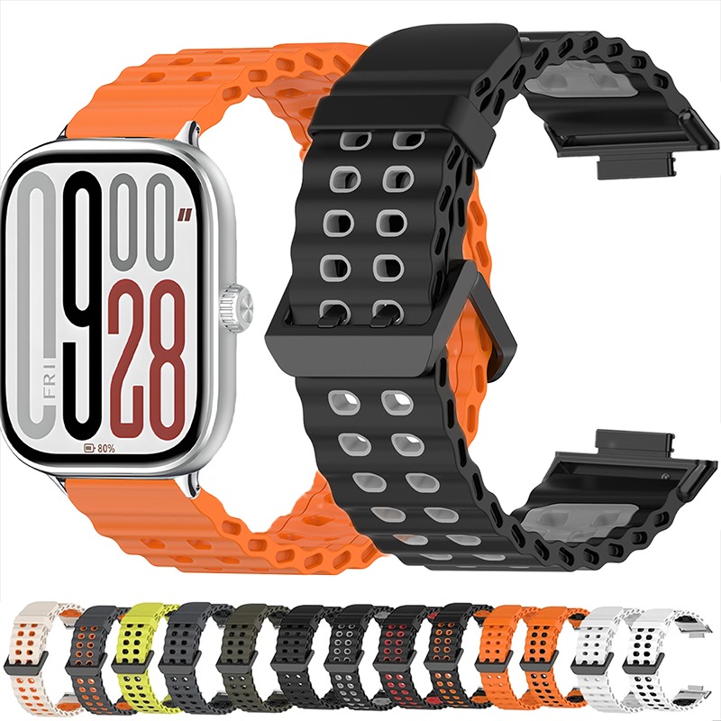 Xiaomi Luxury Watch - สายซิลิโคนนุ่มสำหรับ Redmi Watch 6 5 4