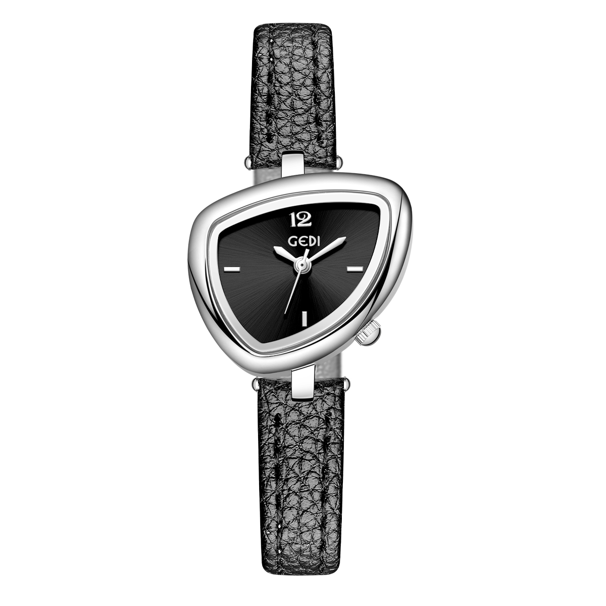 Luxury Watch Unique - นาฬิกาข้อมือผู้หญิง GEDI สไตล์วินเทจ สายหนัง ดีไซน์เรียบหรู โดดเด่น