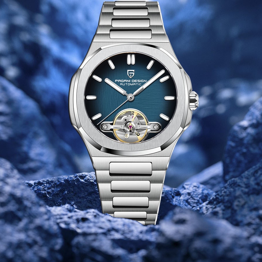 Rolex Watch Datejust - นาฬิกา PAGANI DESIGN รุ่นใหม่ ระบบจักรกลแบบโปร่งใส ทูร์บิญอง