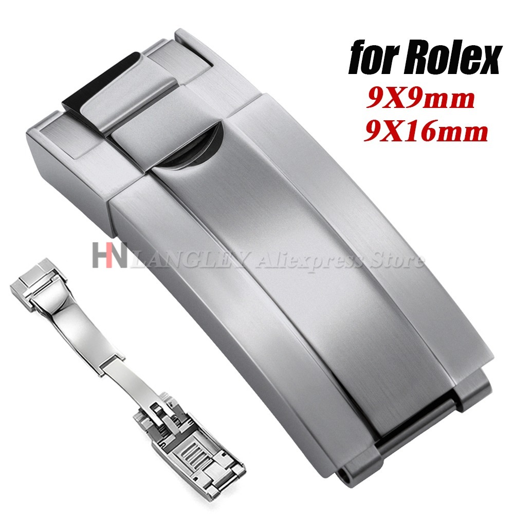 Luxury Watch Unique - 9x9 มม.316L สแตนเลสสตีลความปลอดภัยนาฬิกาหัวเข็มขัด 9x16 มม.สําหรับ Rolex