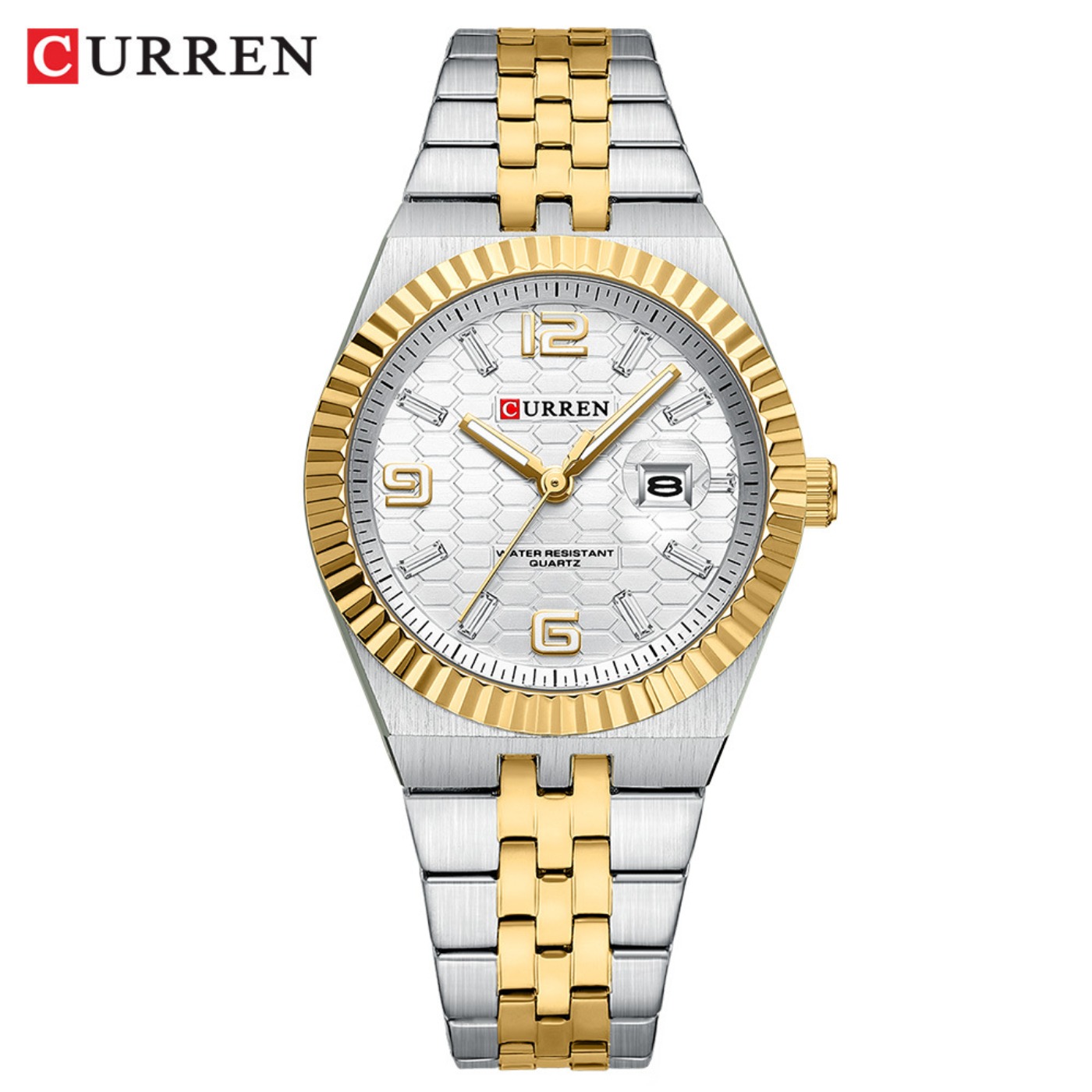 Luxury Watch Usa - CURREN นาฬิกาข้อมือผู้หญิง ระบบควอทซ์ แอนะล็อก กันน้ำ นาฬิกาข้อมือผู้หญิงพร้อมวันที่