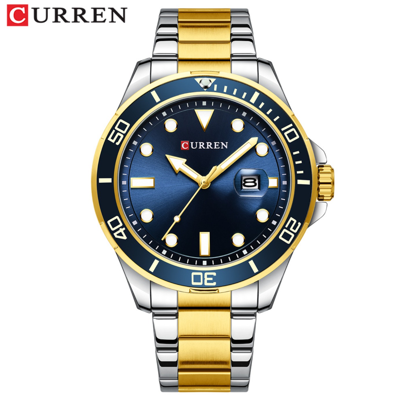 CURREN ซีรีส์น้ำเขียวกรีนวอเตอ - Luxury Watch All Brands บทวิจารณ์และราคา