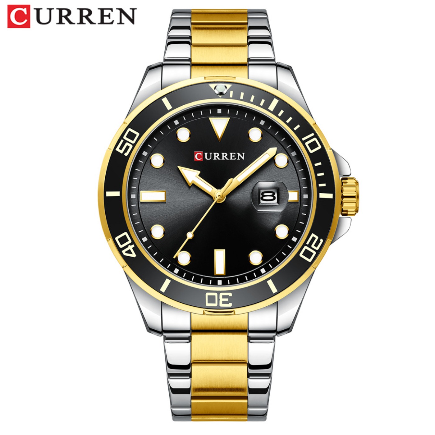 CURREN ซีรีส์น้ำเขียวกรีนวอเตอ - Luxury Watch All Brands บทวิจารณ์และราคา