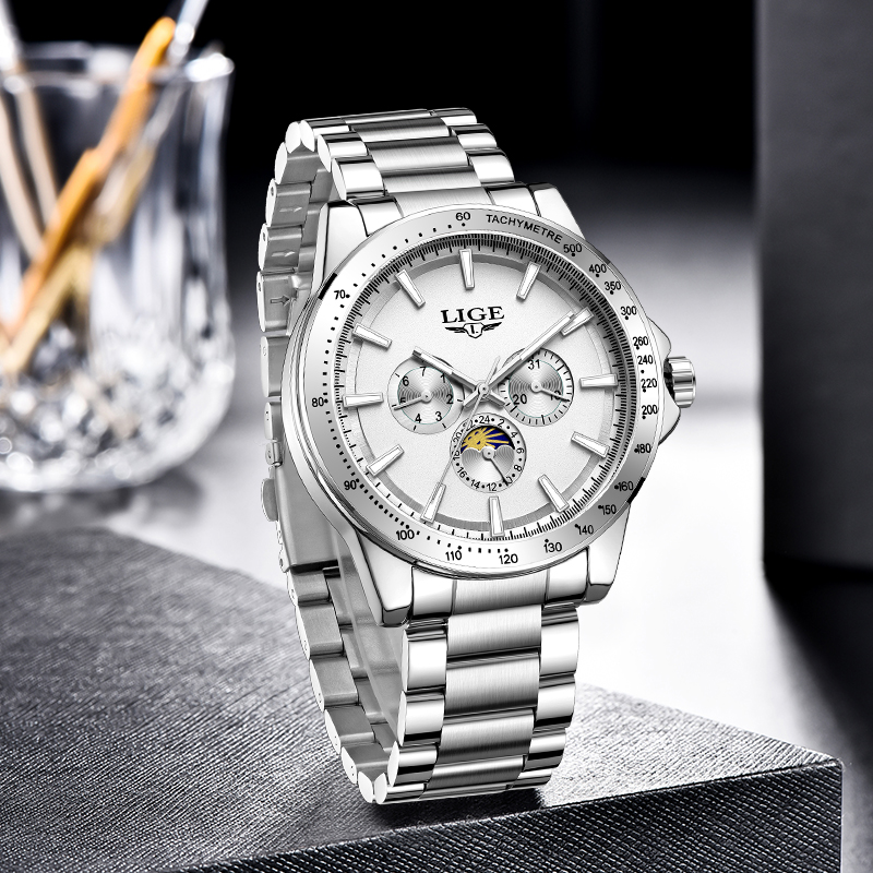 นาฬิกาข้อมือผู้ชาย LIGE แบรนด์ - Luxury Watch Display บทวิจารณ์และราคา