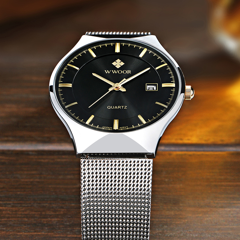 นาฬิกาข้อมือแฟชั่นผู้ชายทรงผอม - Luxury Watch On Sale บทวิจารณ์และราคา
