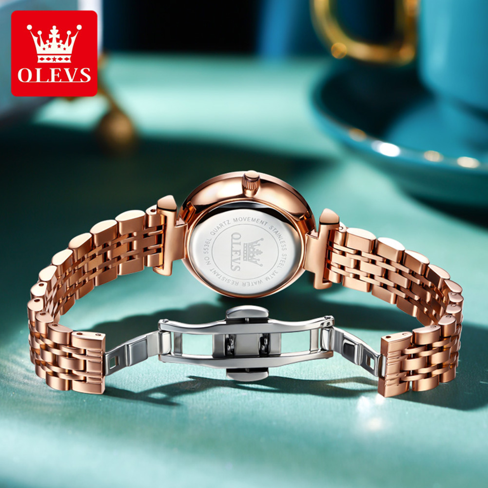 นาฬิกาข้อมือผู้หญิง OLEVS 5536 - Luxury Watch Usa บทวิจารณ์และราคา