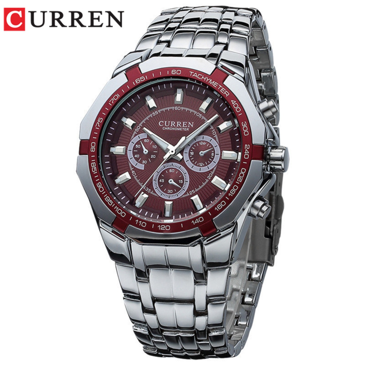 CURREN ผู้ชายแบรนด์หรูทหารกีฬา - Luxury Watch Collection บทวิจารณ์และราคา