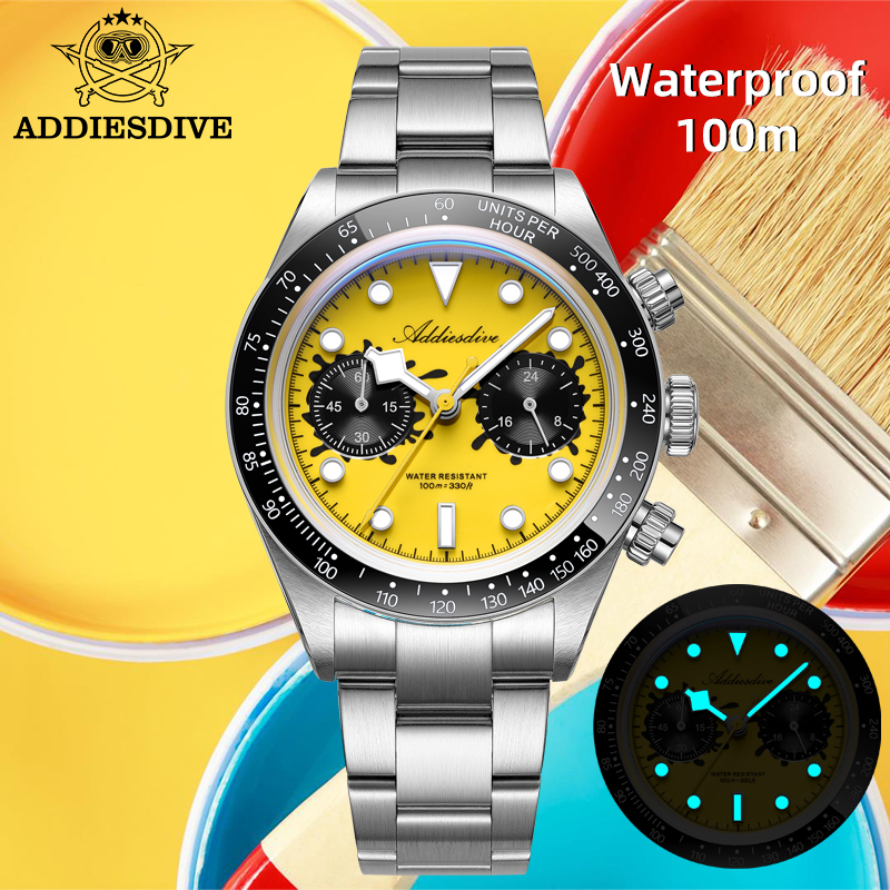 ADDIESDIVE VK64 นาฬิกาผู้ชายให - Zero Luxury Watch บทวิจารณ์และราคา
