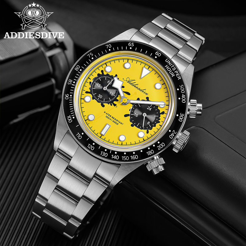 ADDIESDIVE VK64 นาฬิกาผู้ชายให - Zero Luxury Watch บทวิจารณ์และราคา