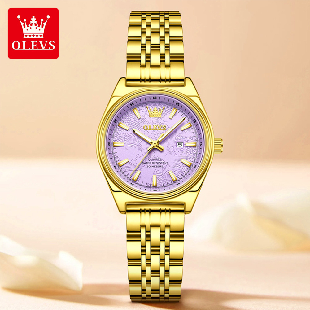 นาฬิกา OLEVS แบรนด์หรู สีทอง ส - Luxury Watch Index บทวิจารณ์และราคา
