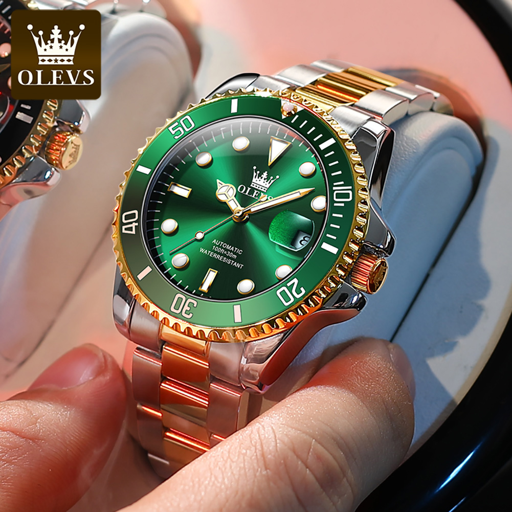 นาฬิกา OLEVS 6650 ระบบจักรกลสำ - Rolex Watch Datejust บทวิจารณ์และราคา