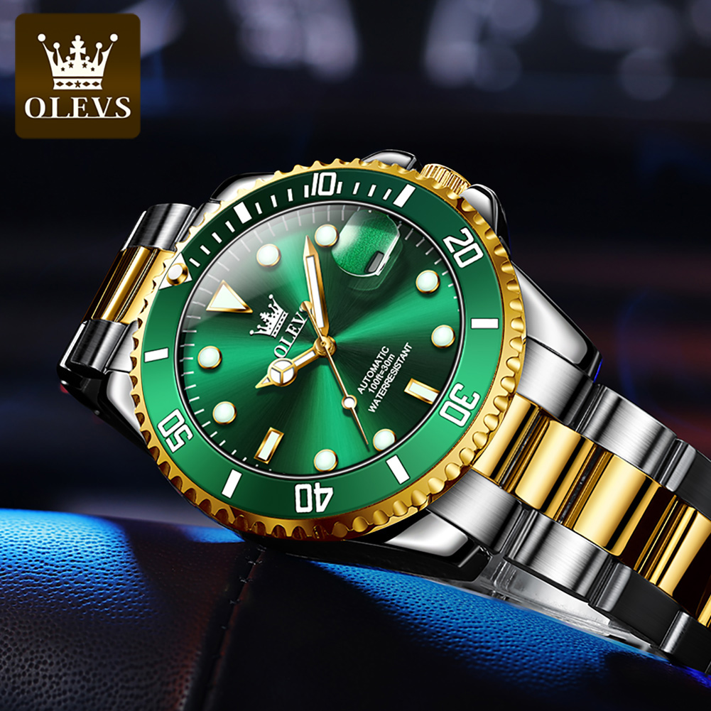 นาฬิกา OLEVS 6650 ระบบจักรกลสำ - Rolex Watch Datejust บทวิจารณ์และราคา