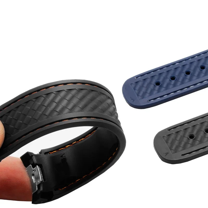 โค้ง 20 มม.ยาง Watchband Fit ส - Omega Watch Seamaster บทวิจารณ์และราคา