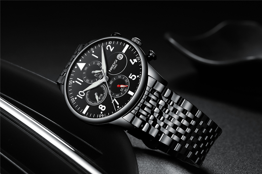 นาฬิกาข้อมือผู้ชาย NIBOSI แฟชั - Luxury Watch Collection บทวิจารณ์และราคา