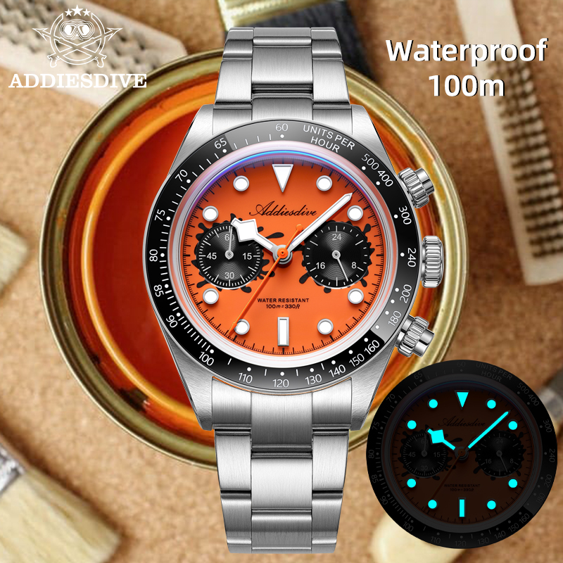 นาฬิกาควอตซ์โครโนกราฟ ADDIESDI - Zero Luxury Watch บทวิจารณ์และราคา