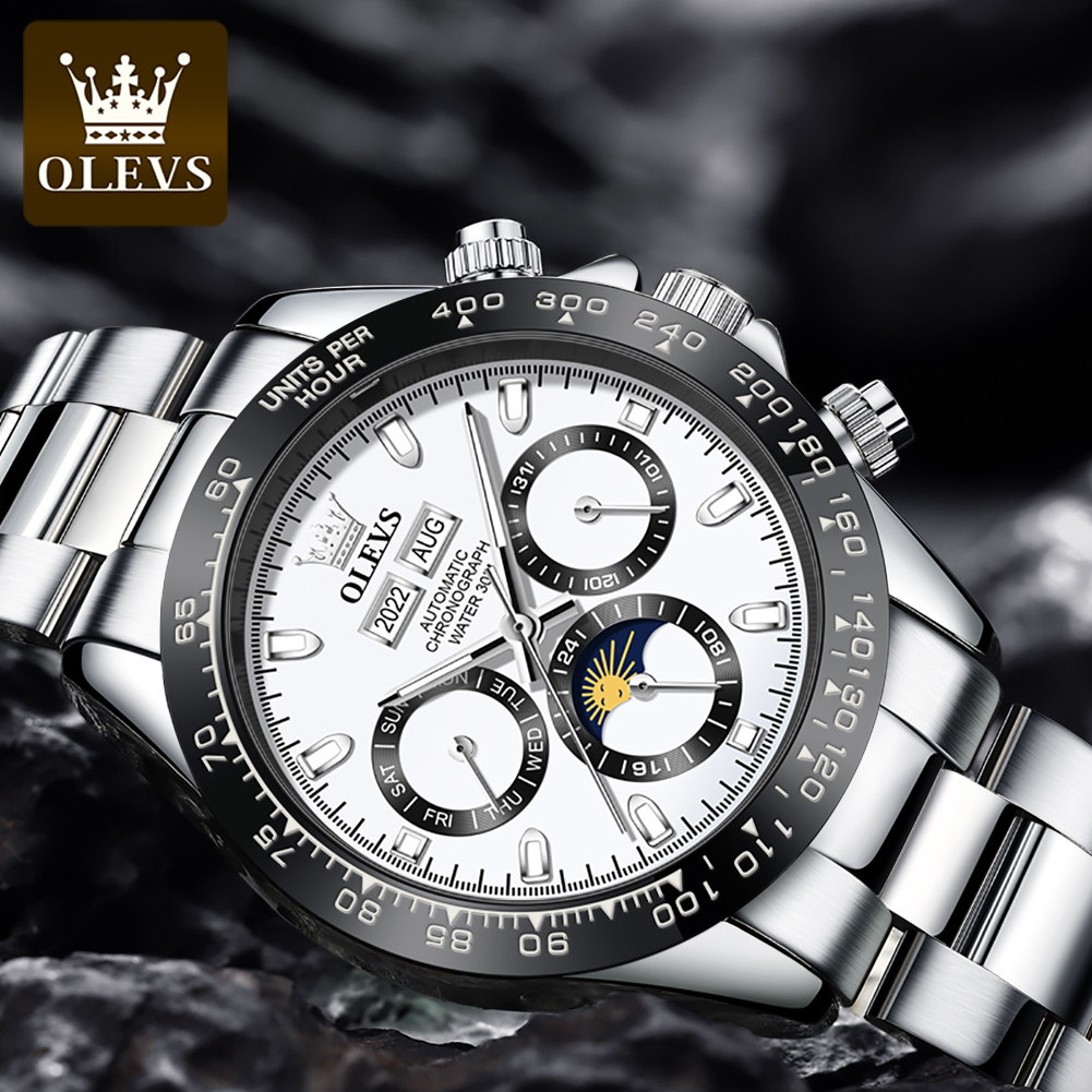OLEVS 6654 Luxury Mens นาฬิกา  - Luxury Watch On Sale บทวิจารณ์และราคา