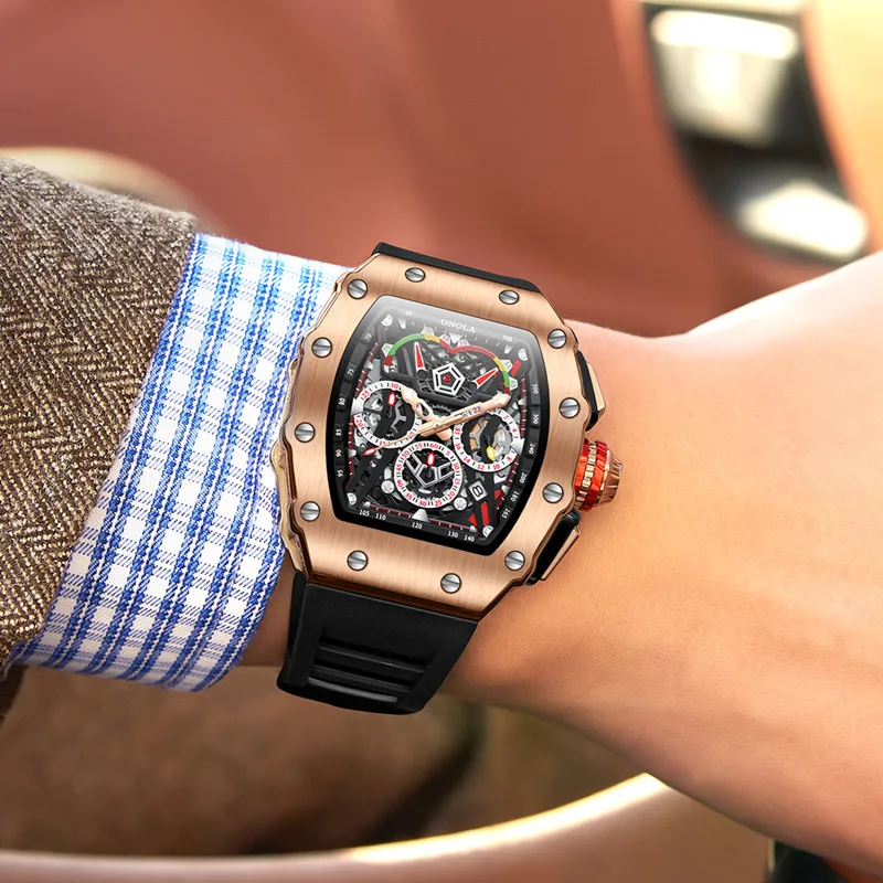 ONOLA 6827 Unique Barrel Type  - Luxury Watch Unique บทวิจารณ์และราคา