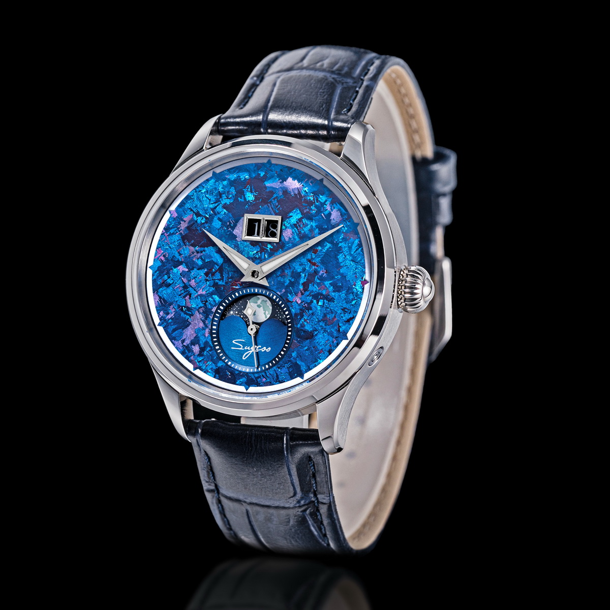 ซูเจส วอทช์ ออฟ เมนมูนเฟส ST25 - Luxury Watch On Sale บทวิจารณ์และราคา