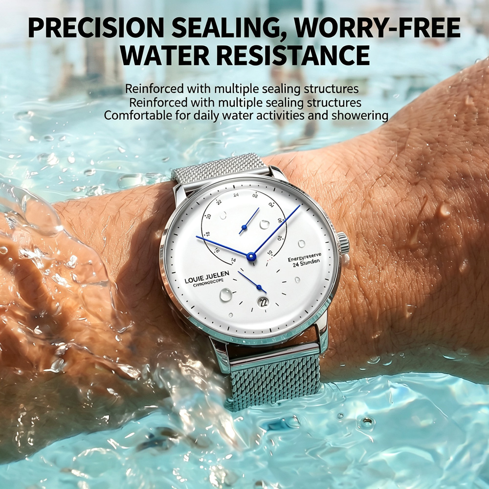 LOUIEJUELEN นาฬิกาควอตซ์ผู้ชาย - Luxury Watch On Sale บทวิจารณ์และราคา