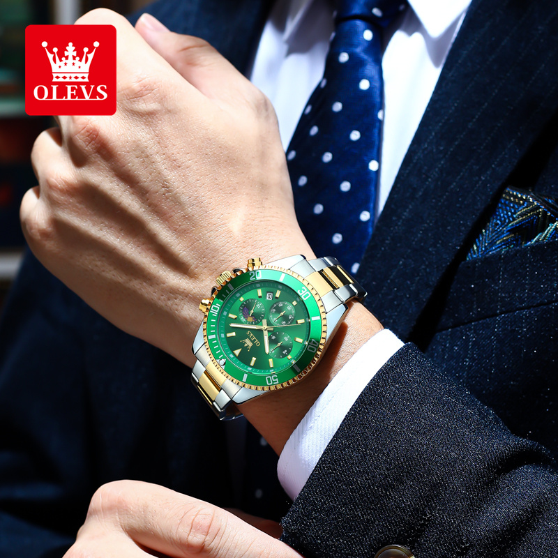 นาฬิกาข้อมือผู้ชาย OLEVS 2870  - Rolex Watch Datejust บทวิจารณ์และราคา
