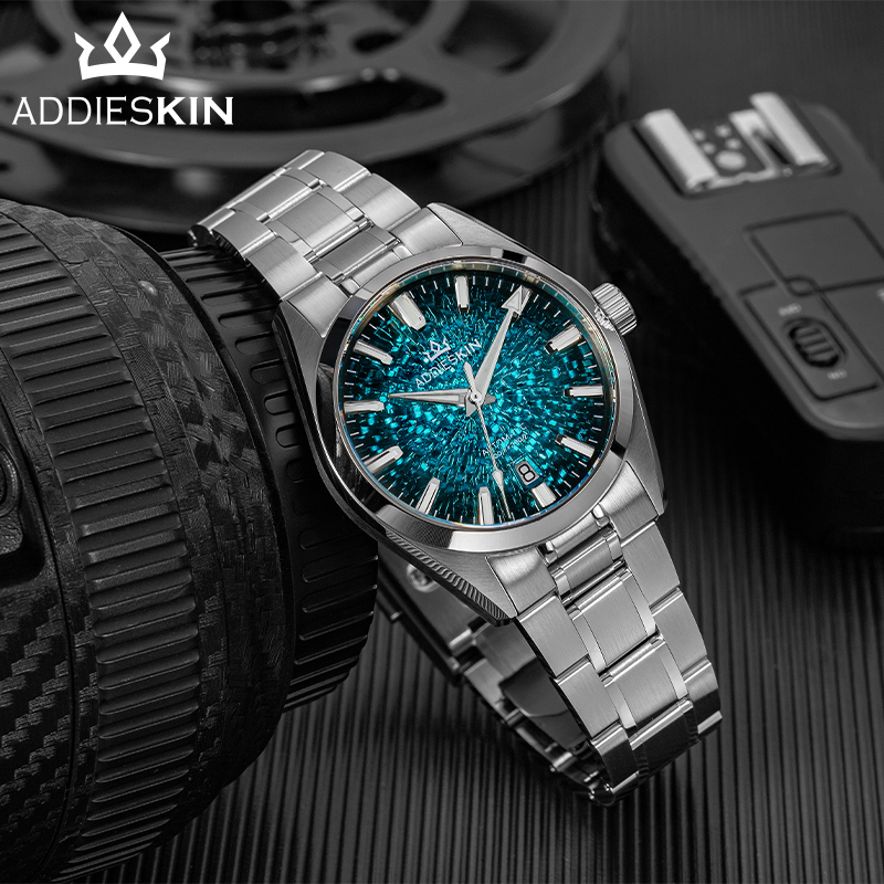 นาฬิกาข้อมือผู้ชาย AddiesKin K - Exhibition Movement Display บทวิจารณ์และราคา
