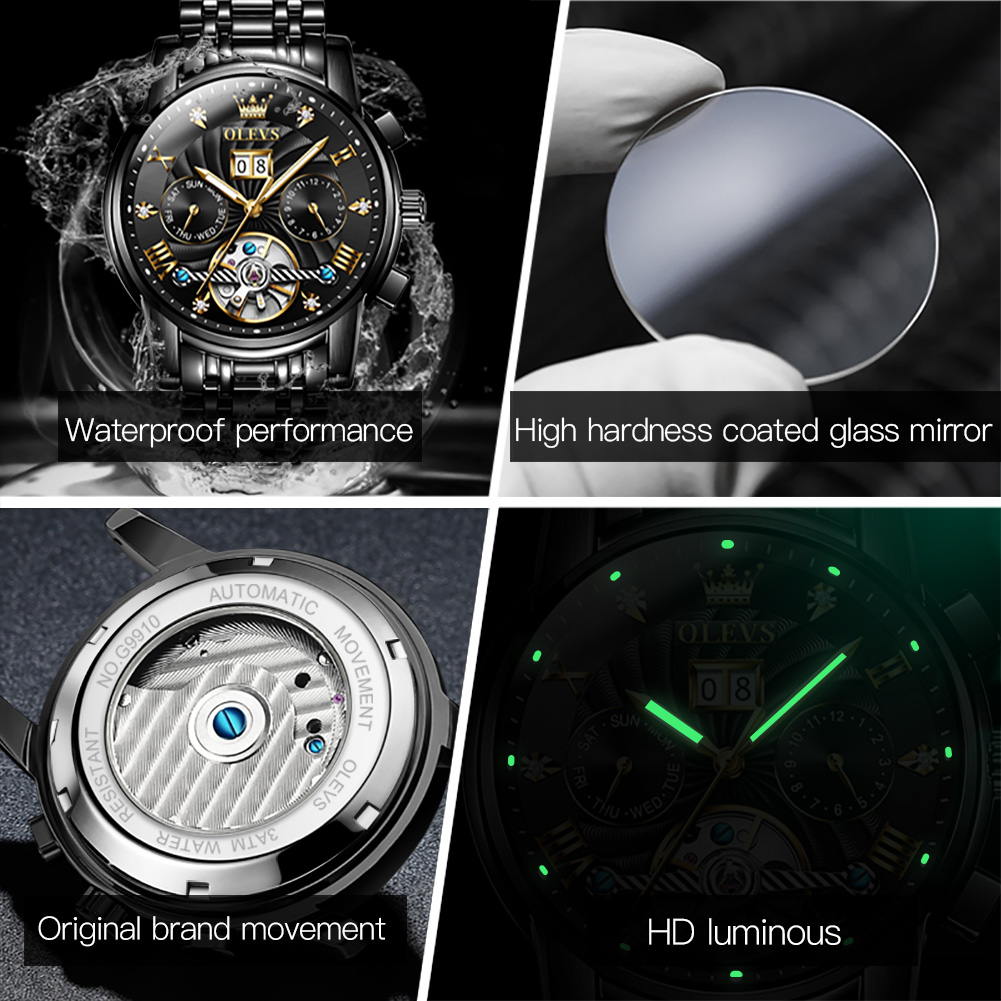 OLEVS นาฬิกาผู้ชายคลาสสิก Tour - Rolex Watch Datejust บทวิจารณ์และราคา