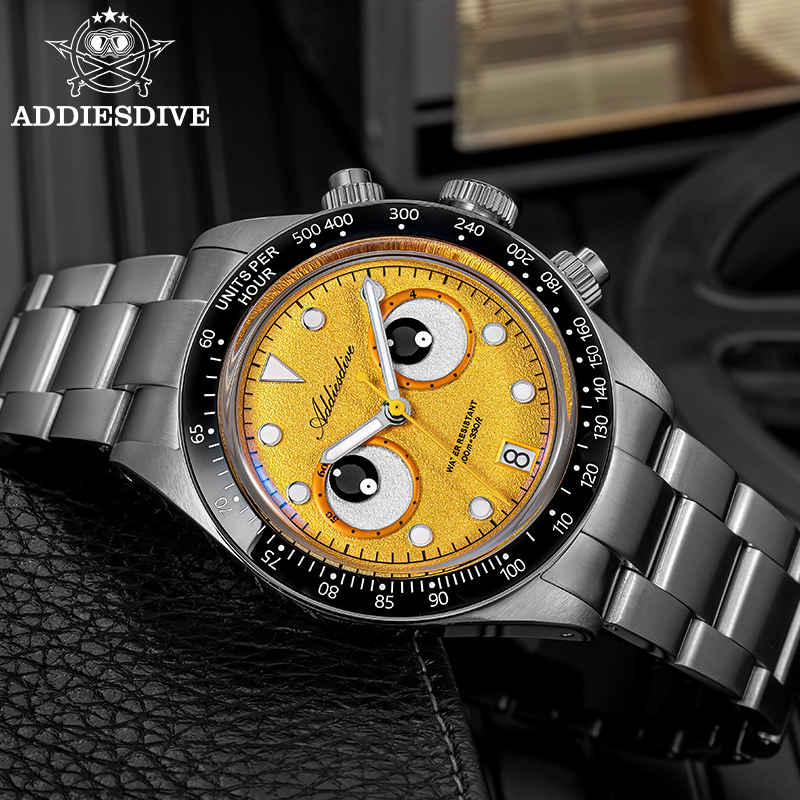 ADDIESDIVE ใหม่ผู้ชายนาฬิกาควอ - Zero Luxury Watch บทวิจารณ์และราคา