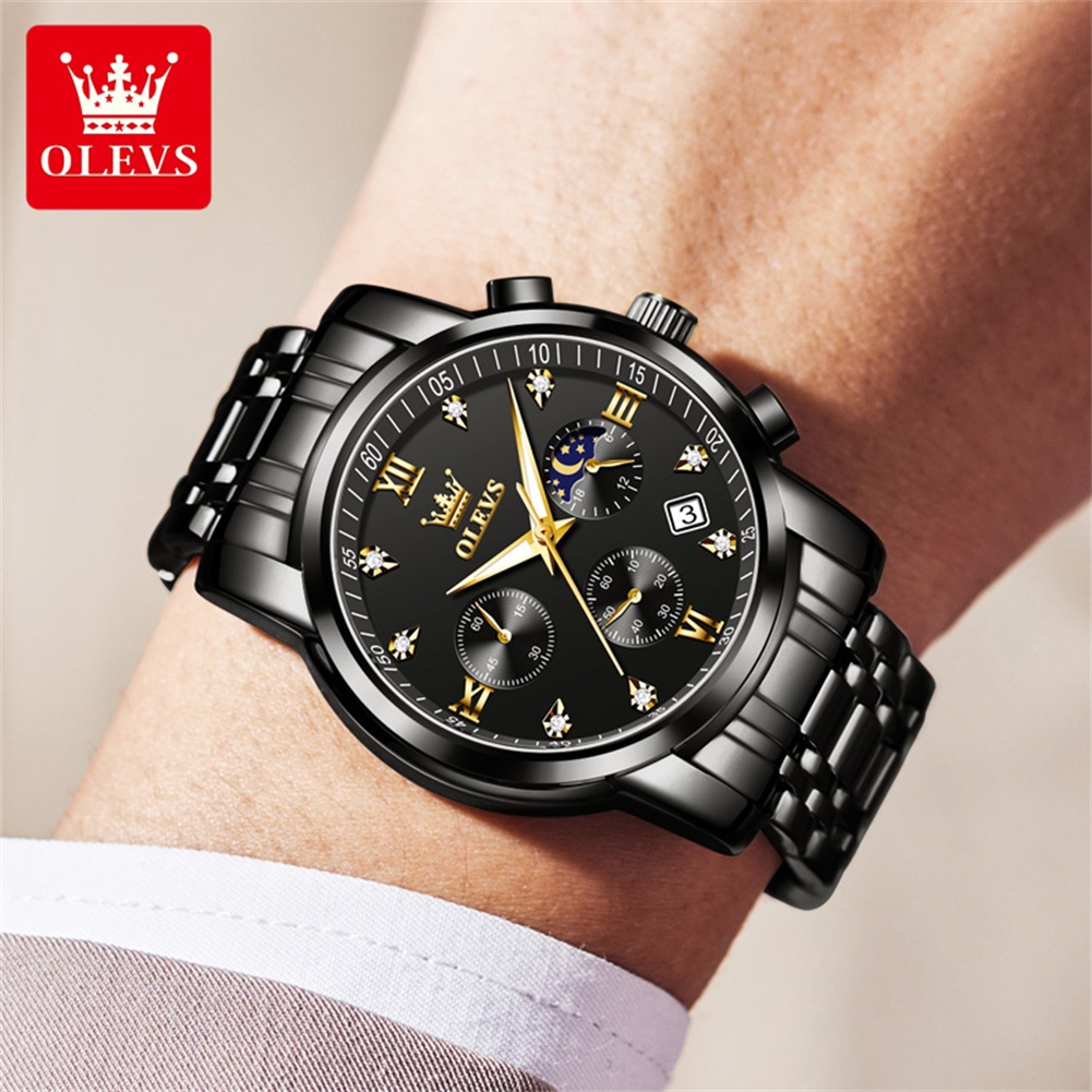 OLEVS นาฬิกาผู้ชายยอดนิยมสแตนเ - Luxury Watch Collection บทวิจารณ์และราคา