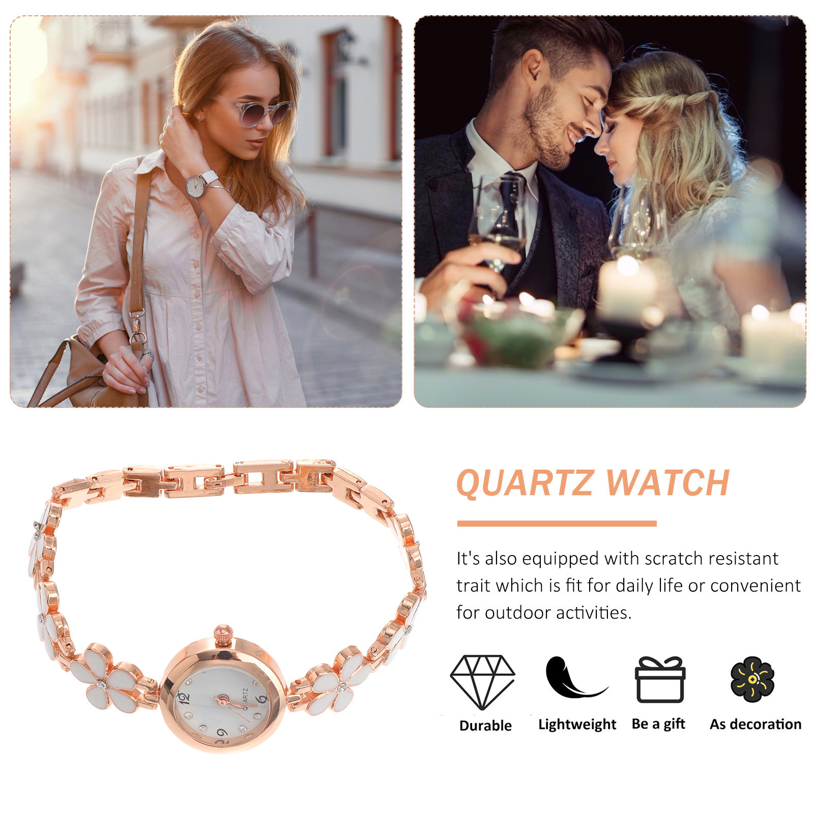 นาฬิกาข้อมือสีขาวสุดหรู กันน้ำ - Luxury Watch Usa บทวิจารณ์และราคา