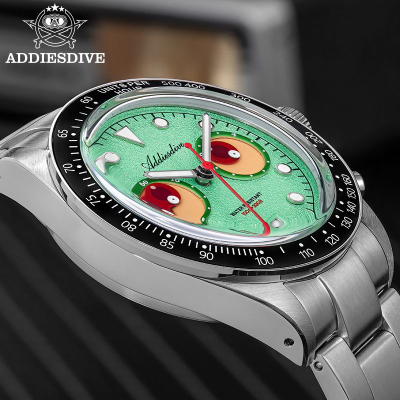 ADDIESDIVE นาฬิกาควอทซ์โครโนกร - Zero Luxury Watch บทวิจารณ์และราคา