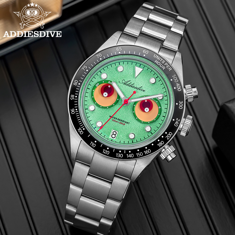 ADDIESDIVE นาฬิกาควอทซ์โครโนกร - Zero Luxury Watch บทวิจารณ์และราคา