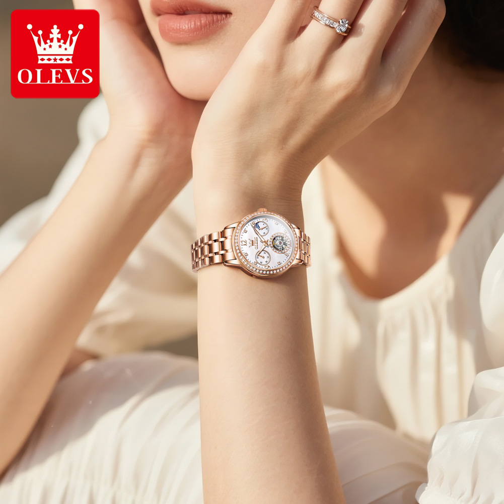 OLEVS นาฬิกาผู้หญิงแบรนด์ชั้นน - Luxury Watch Gift Box บทวิจารณ์และราคา