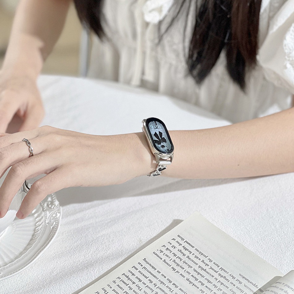 สายรัดข้อมือโลหะรูปหัวใจแฟชั่น - Xiaomi Luxury Watch บทวิจารณ์และราคา