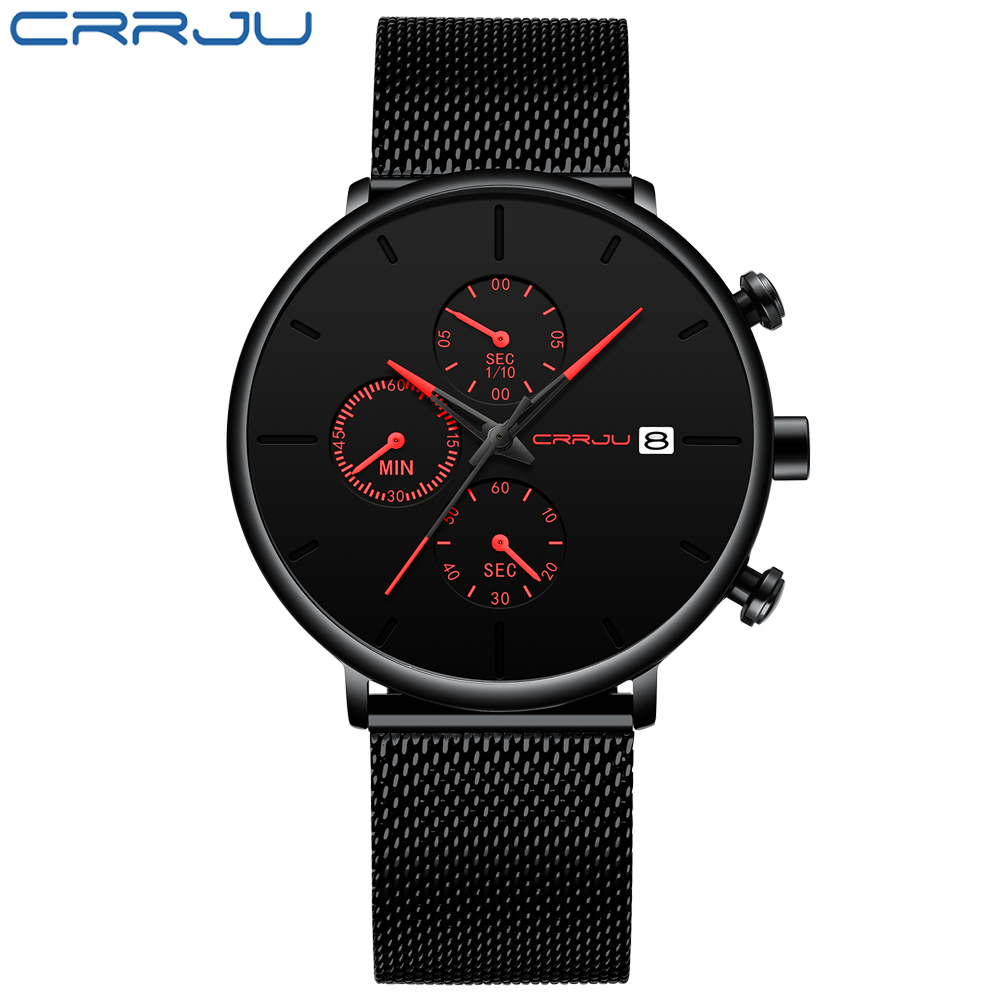 CRRJU Mens กีฬาหรูหรานาฬิกาข้อ - Luxury Watch Unique บทวิจารณ์และราคา