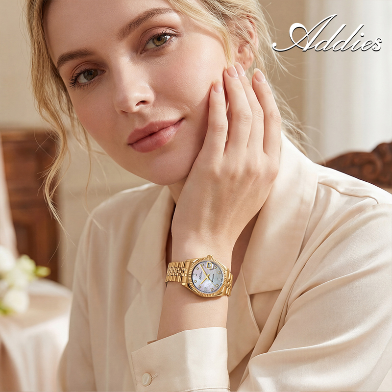 ADDIES 585 ควอตซ์นาฬิกาผู้หญิง - Luxury Watch Usa บทวิจารณ์และราคา